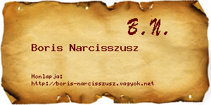 Boris Narcisszusz névjegykártya